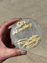 Load image into Gallery viewer, S1CKO&#39;S Damaged Clear View Oil Filter Glass signed by Jake Myers!