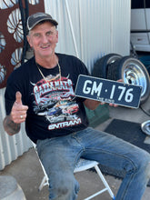 Load image into Gallery viewer, GM176 Signed Number Plate Signed by Gary Myers